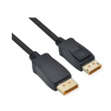 Roline DisplayPort 2.1 apa - DisplayPort 2.1 apa Kábel 5m - Fekete (11.04.6024-10)