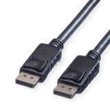 Roline DisplayPort v1.2 apa-apa kábel 10m fekete (11.04.5986-5) (11.04.5986-5)