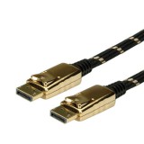 Roline Gold DisplayPort M/M 1m kábel  (11.04.5644-10) (11.04.5644-10) - DisplayPort