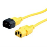 Roline IEC 320 C14 - C13 tápkábel 3m sárga (19.08.1532-25)