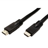 Roline kábel hdmi 2.0 hdmi - hdmi, high speed ethernettel, 4k60hz, aktív, ultrahd, 15m, fekete 14.01.3452-5
