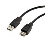Roline kábel USB A-A Hosszabbító USB A (Male) to USB A (FeMale) 80cm (11.02.8947BR)