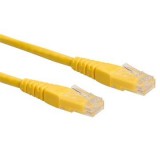 ROLINE kábel UTP CAT6 0,3m sárga ( 21.15.1512) (21.15.1512) - UTP