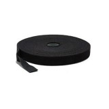 Roline LINDY Kábelkötegelő szalag, vágható, tépőzáras, fekete (40582)