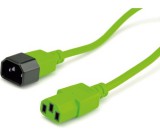 Roline monitor tápkábel C14-C13 1,8m zöld