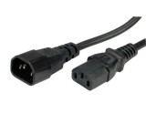 Roline monitor tápkábel C14-C13 1m fekete