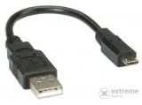 Roline USB 2.0 A-Micro USB B 0.15m-es kábel (11.02.8310-25)