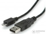 Roline USB 2.0 A-Micro USB B 0.8m-es kábel (11.02.8754-10)