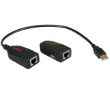 Roline USB 2.0 Cat5e hosszabbító adapter 50m-ig