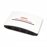 Roline USB 3.2 Gen 1 Hub 4 port (14.02.5027-10) (14.02.5027-10) - USB Elosztó