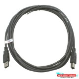 Roline USB A-B 2.0 3m fekete kábel