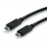 Roline USB-C - USB-C kábel 1m fekete (11.44.9053-10) (11.44.9053-10) - Adatkábel