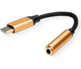Roline USB Type-C - 3,5mm arany audio adapter
