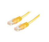 Roline UTP CAT5e patch 0,5m sárga