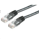 Roline UTP CAT5e patch kábel 10m fekete (21.15.0425-40) (21.15.0425-40) - UTP