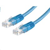 Roline UTP CAT5e patch kábel 10m kék (21.15.0424-40) (21.15.0424-40) - UTP