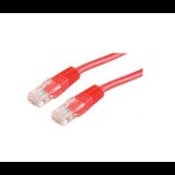 Roline UTP CAT5e patch kábel 2m piros (CAT5e patch k&#225;bel 2m piros) - UTP