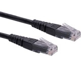 Roline UTP CAT6 patch 0,5m fekete
