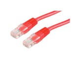 Roline UTP CAT6 patch 0,5m Piros