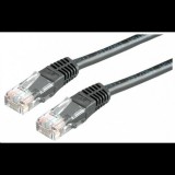 Roline UTP CAT6 patch kábel 0.5m fekete (21.15.1525-100) (21.15.1525-100)