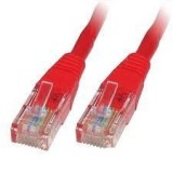 Roline UTP CAT6 patch kábel 0.5m piros (CAT6 0.5m piros) - UTP