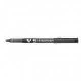 Rollertoll, 0,3 mm, tűhegyű, PILOT "Hi-Tecpoint V5", fekete