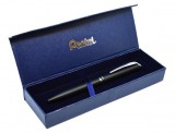 Rollertoll, 0,35 mm, rotációs, fekete tolltest, pentel "energel bl-2007" kék bl2007a-ak