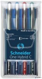 Rollertoll készlet, 0,5 mm, SCHNEIDER "One Hybrid C", 4 szín