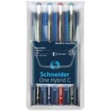Rollertoll készlet, 0,5 mm, SCHNEIDER "One Hybrid C", 4 szín [4 db]