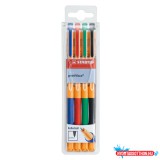 Rollertoll zselés készlet 0,5mm, STABILO PointVisco, 4 különféle szín