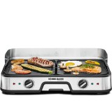 Rommelsbacher BBQ 2025 Elektromos Asztali Grillsütő 2000 Watt - Ezüst/Fekete (TISCHGRILL BBQ 2025)