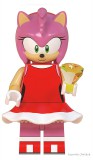 Rongdeng Bao Technology Co. Ltd. Sonic a sündisznó - Amy Rose jellegű mini figura