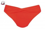 Rosa Faia Csavart derekú bikini alsó, poppy red
