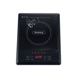 Rosberg R51445J, 2000 W, 1 zónás, LED kijelző, 8 állítható fokozat, Hordozható, Fekete, Indukciós főzőlap