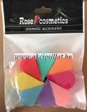 Rose Cosmetics Kozmetikai szivacs 8 db-os színes csepp alakú