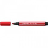 Rostirón, 1-5 mm, vágott hegy, STABILO "Pen 68 MAX", piros