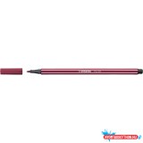 Rostirón, filctoll 1mm, M STABILO Pen 68 bordó