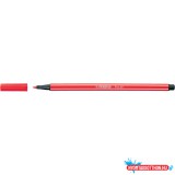 Rostirón, filctoll 1mm, M STABILO Pen 68 kármin piros