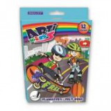 Rostirón készlet, GRANIT "Arti Kids", 12 különböző szín [12 db]