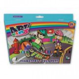 Rostirón készlet, GRANIT "Arti Kids", 24 különböző szín [24 db]