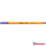 Rostirón, tûfilc 0,4mm, STABILO Point 88 halvány lila