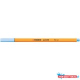 Rostirón, tûfilc 0,4mm, STABILO Point 88 jég kék