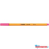 Rostirón, tûfilc 0,4mm, STABILO Point 88 pinkes lila