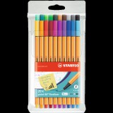 Rostirón, tûfilc készlet, 0,4mm, 8820 Stabilo Point 88, 20 klf. szín