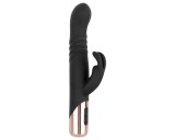 Rosy Gold - csiklókaros lökő vibrátor (fekete)