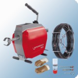 Rothenberger R600 duguláselhárító gép 16 mm-es spirál és szerszám készlettel