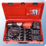 Rothenberger Romax 4000 présgép szett Rocase rendszerben 1db 2.0 Ah-s és 1db 4.0 Ah-s akkumulátorral, töltővel