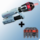 Rothenberger Romax AC ECO elektrohidraulikus présgép szett U 16-20-25 préspofa készlettel