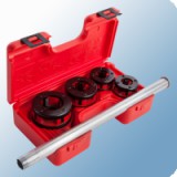 Rothenberger Super Cut 1/2"-5/4" (BSPT R) kézi menetmetsző készlet racsnis hajtókarral, kofferben