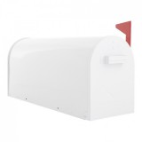 Rottner Mailbox ALU US postaláda fehér színben 220x165x480mm